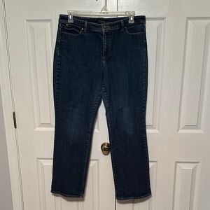 Talbots Women's Bootcut Jeans in Deep Indigo